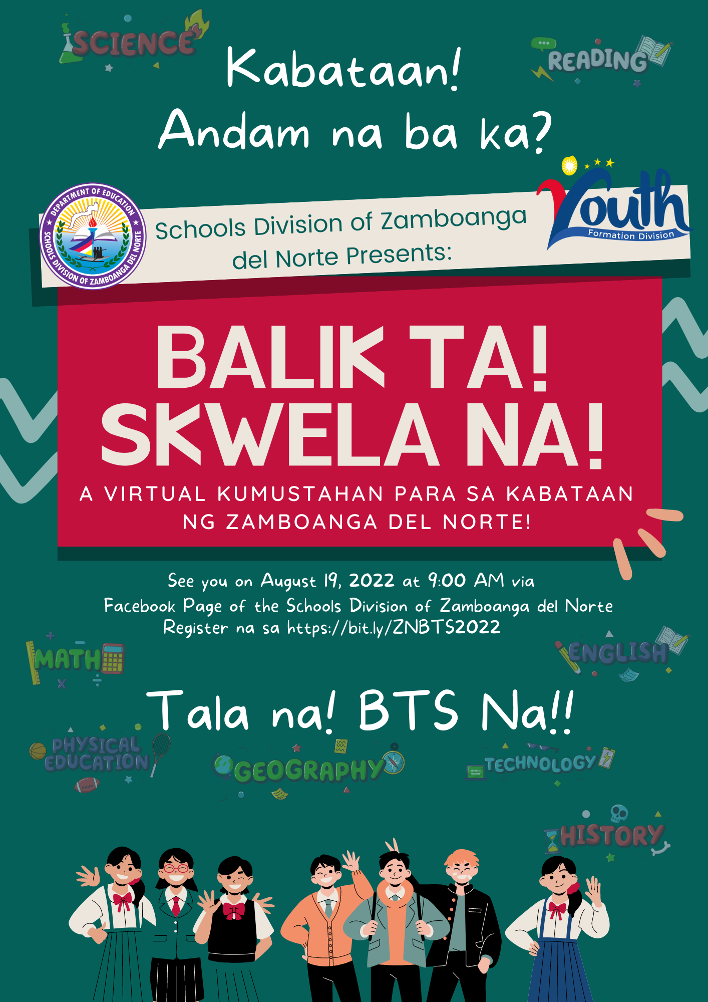 Youth Formation Section and Information and Communications Technology Unit, on a Virtual Kumustahan